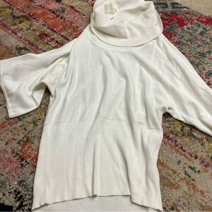 Spense Knits white Turtleneck Sweater Women's Size xl Pullover Stretch Soft